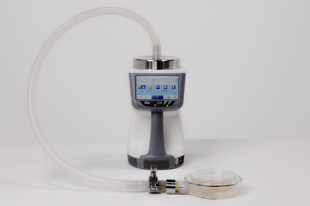 MiniCapt® Mobile 25M với đầu BioCapt® Single-Use