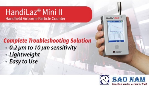 Máy đếm tiểu phân cầm tay HandiLaz Mini II