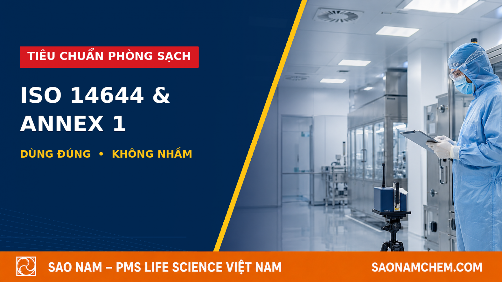 ISO 14644 và EU GMP Annex 1 trong phòng sạch dược