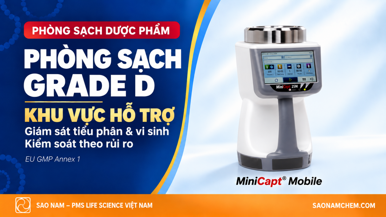 Cấp Sạch Grade D Phòng Sạch Dược Phẩm