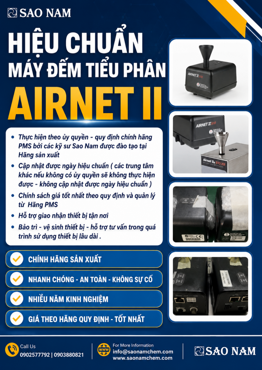 HIỆU CHUẨN AIRNET - SAO NAM 