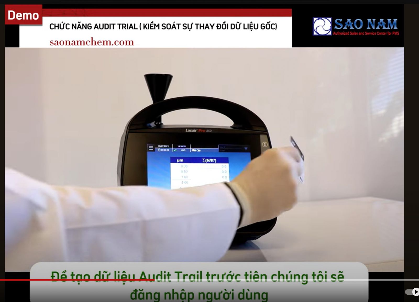 Audit trail của Lasair Pro