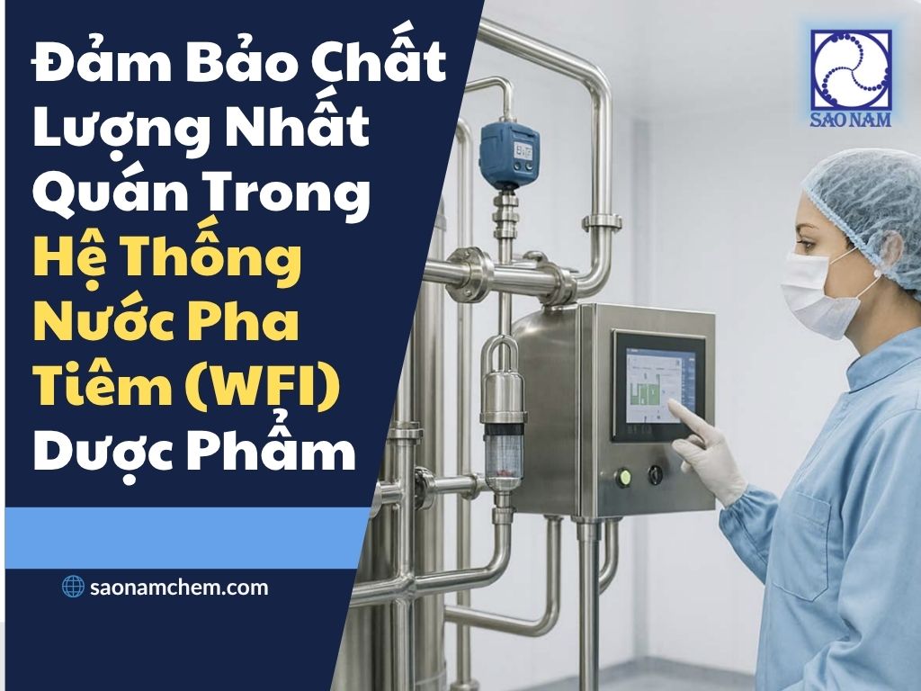 Đảm Bảo Chất Lượng nước pha tiêm dược phẩm 
