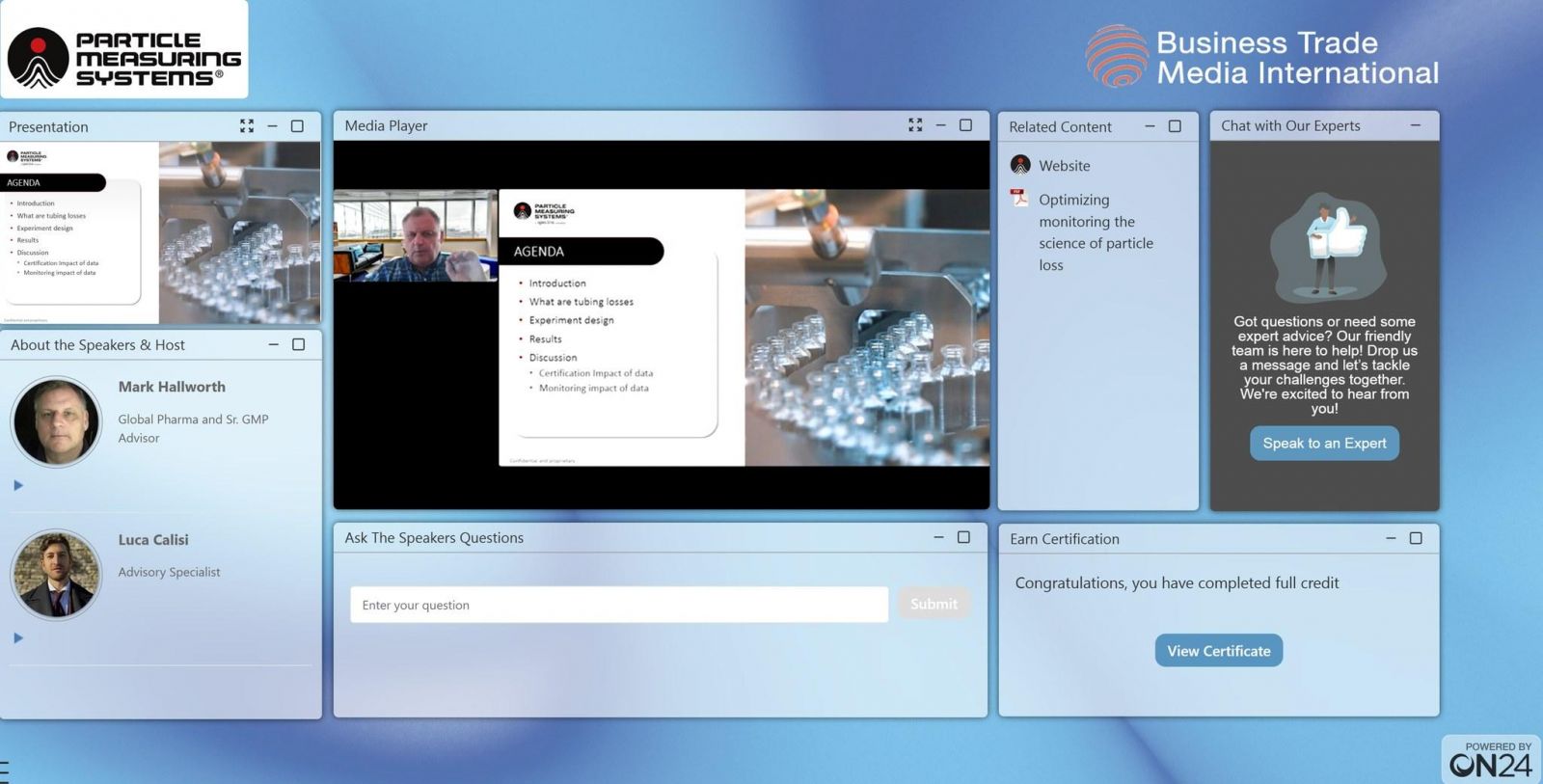 WEBINAR PMS - THẤT THOÁT HẠT