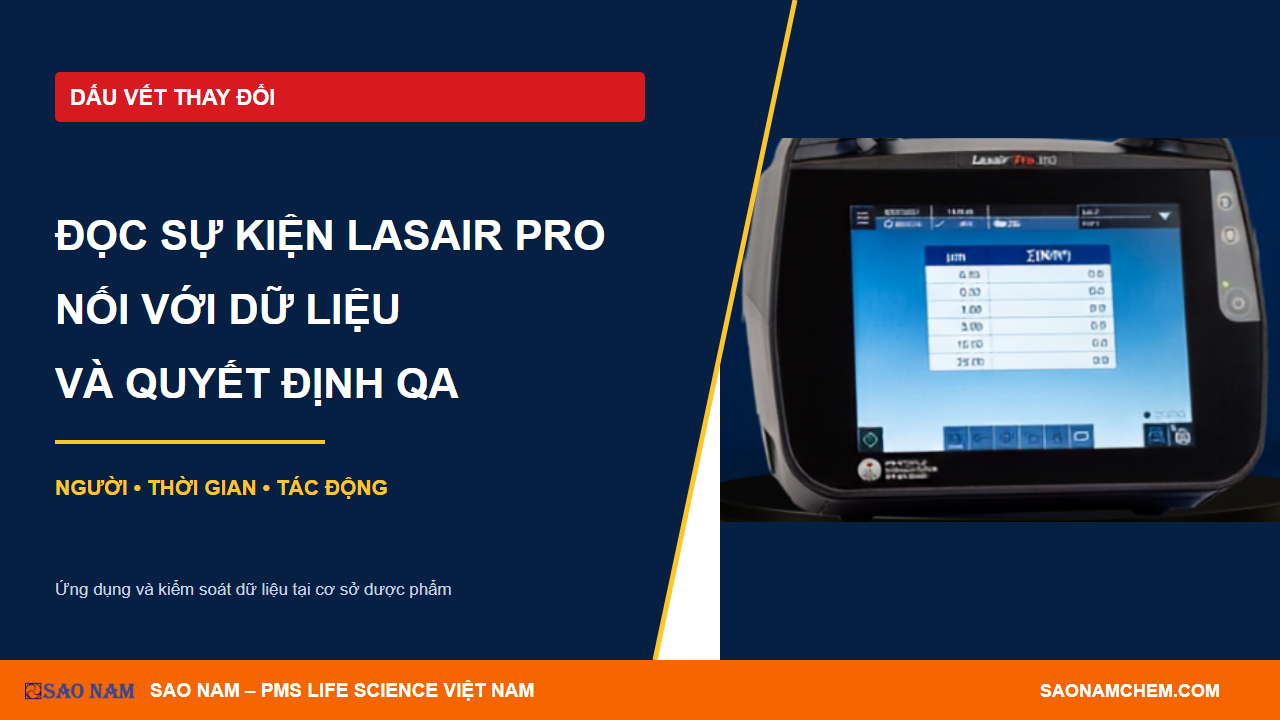Rà dấu vết thay đổi Lasair Pro: từ bản ghi sự kiện đến quyết định QA