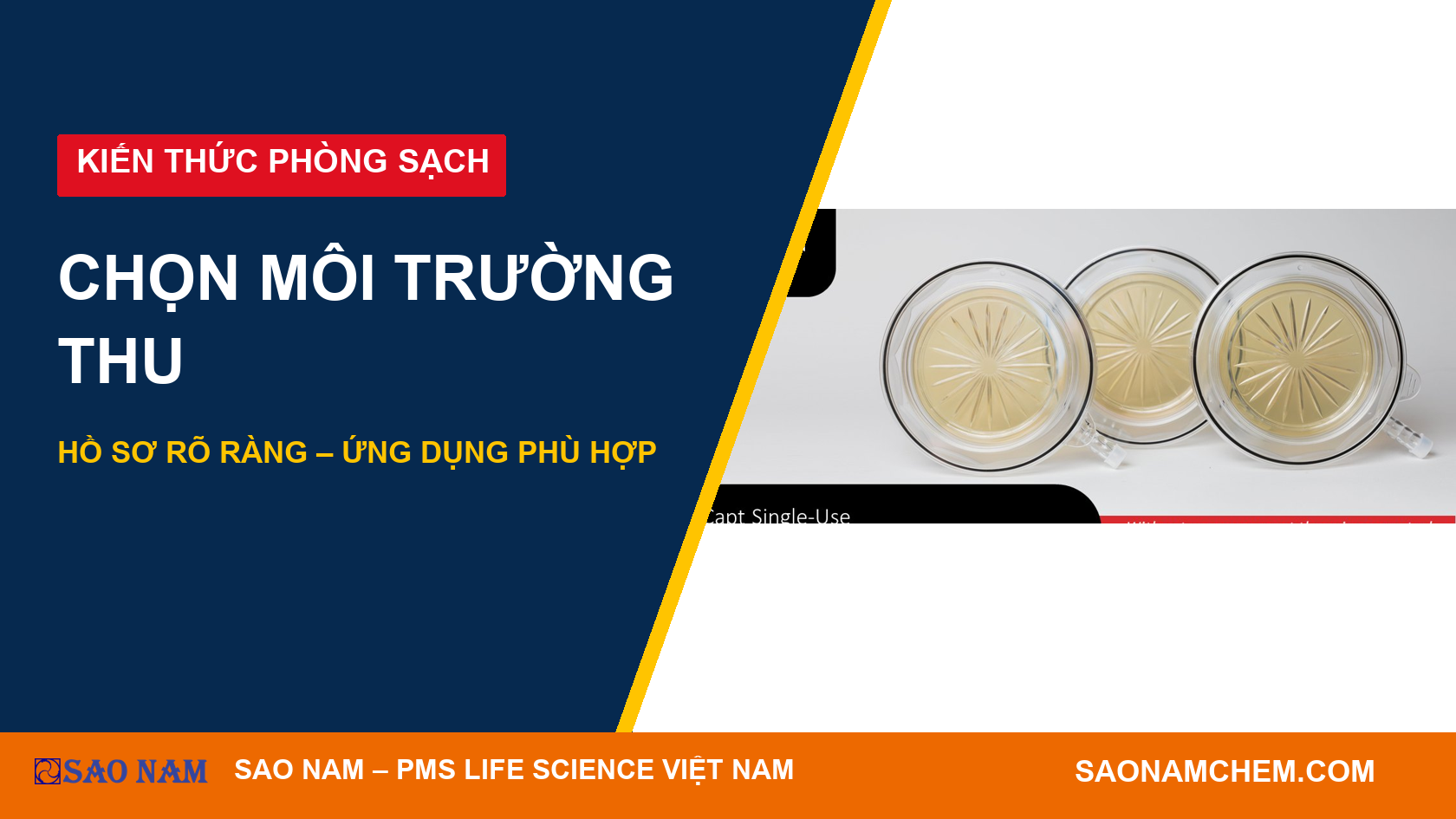 Chọn môi trường BioCapt Single-Use: TSA, SDA và khi nào cần chất trung hòa