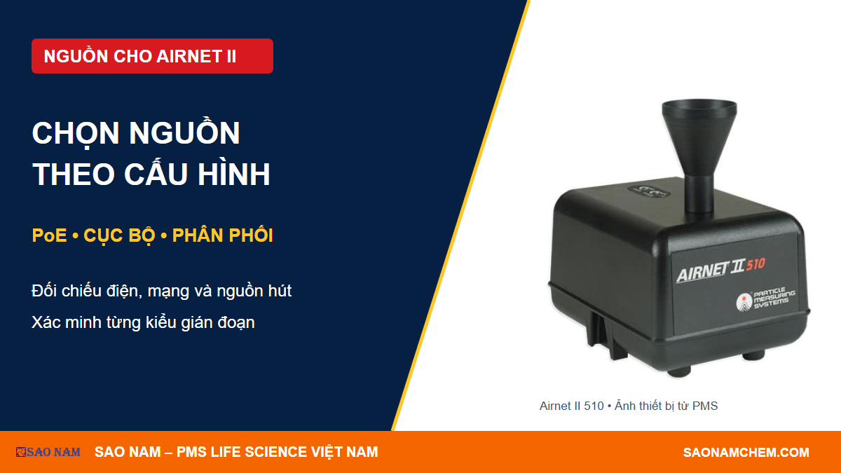 Thiết kế nguồn Airnet II: chọn PoE, nguồn cục bộ hay phân phối?