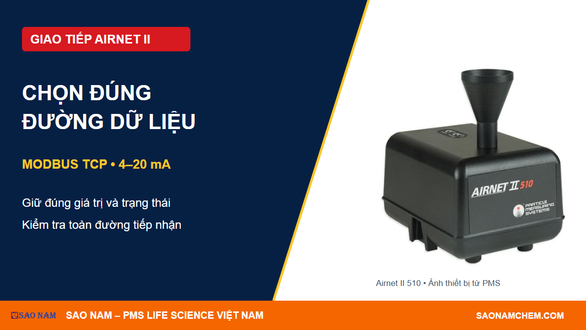 Airnet II: chọn Modbus TCP hay tín hiệu 4–20 mA?