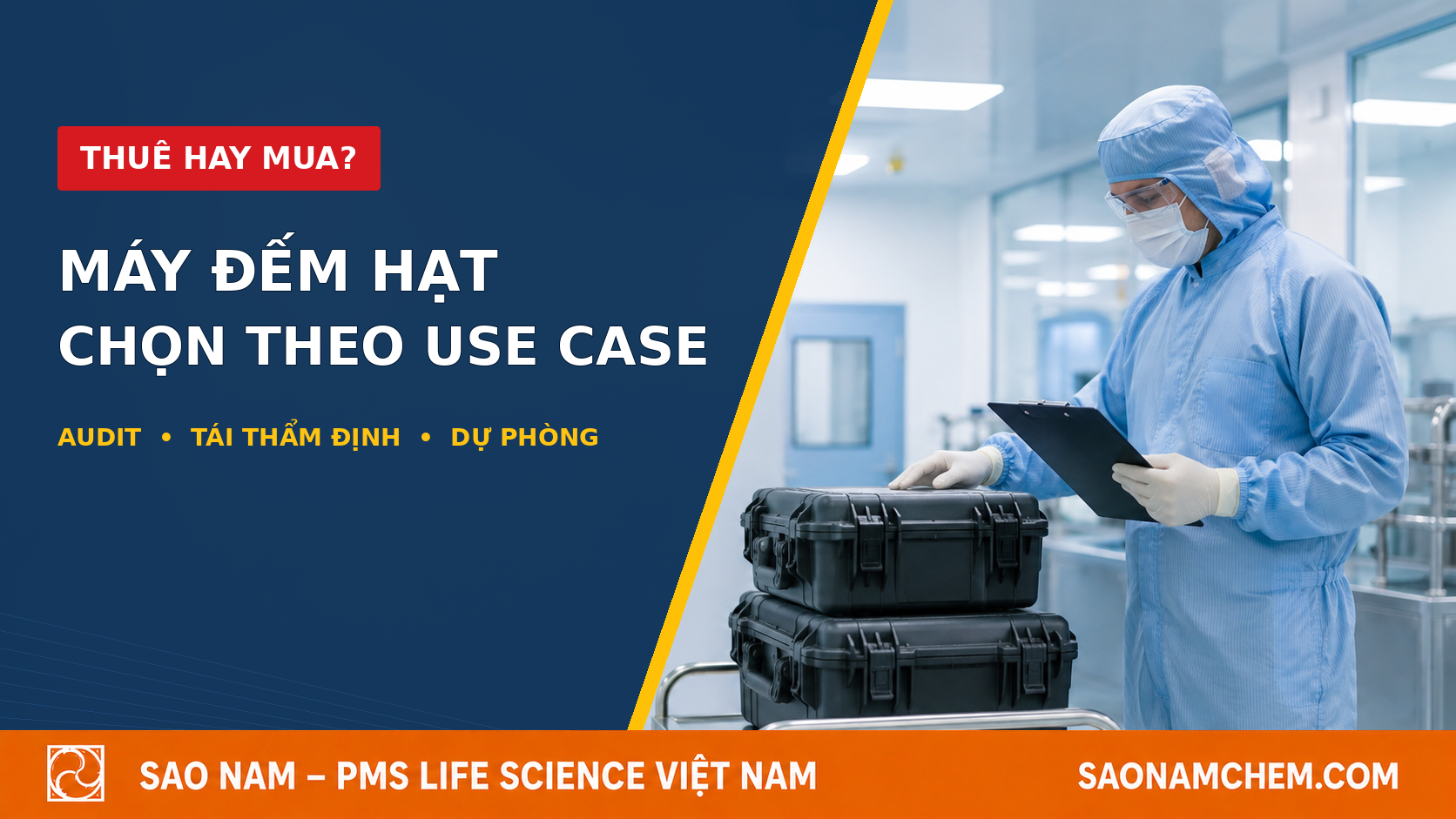 Khi nào nên thuê máy đếm hạt thay vì mua: đợt đánh giá, tái thẩm định và máy dự phòng