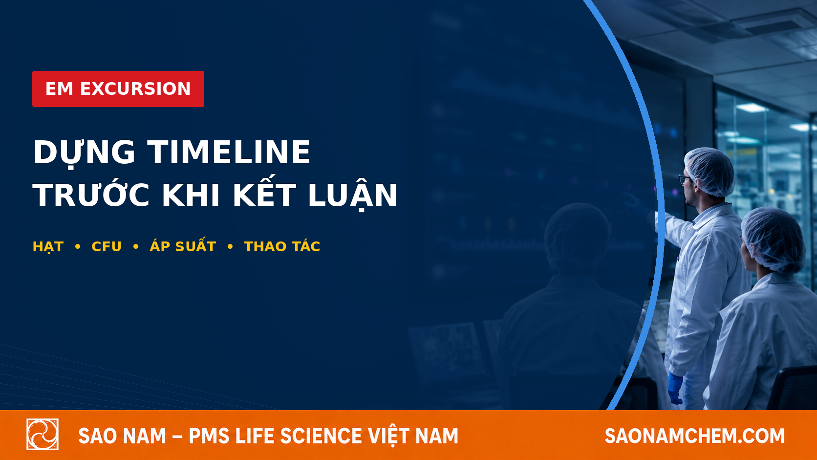 Điều tra sự kiện EM vượt giới hạn: nối dữ liệu hạt, vi sinh và thao tác