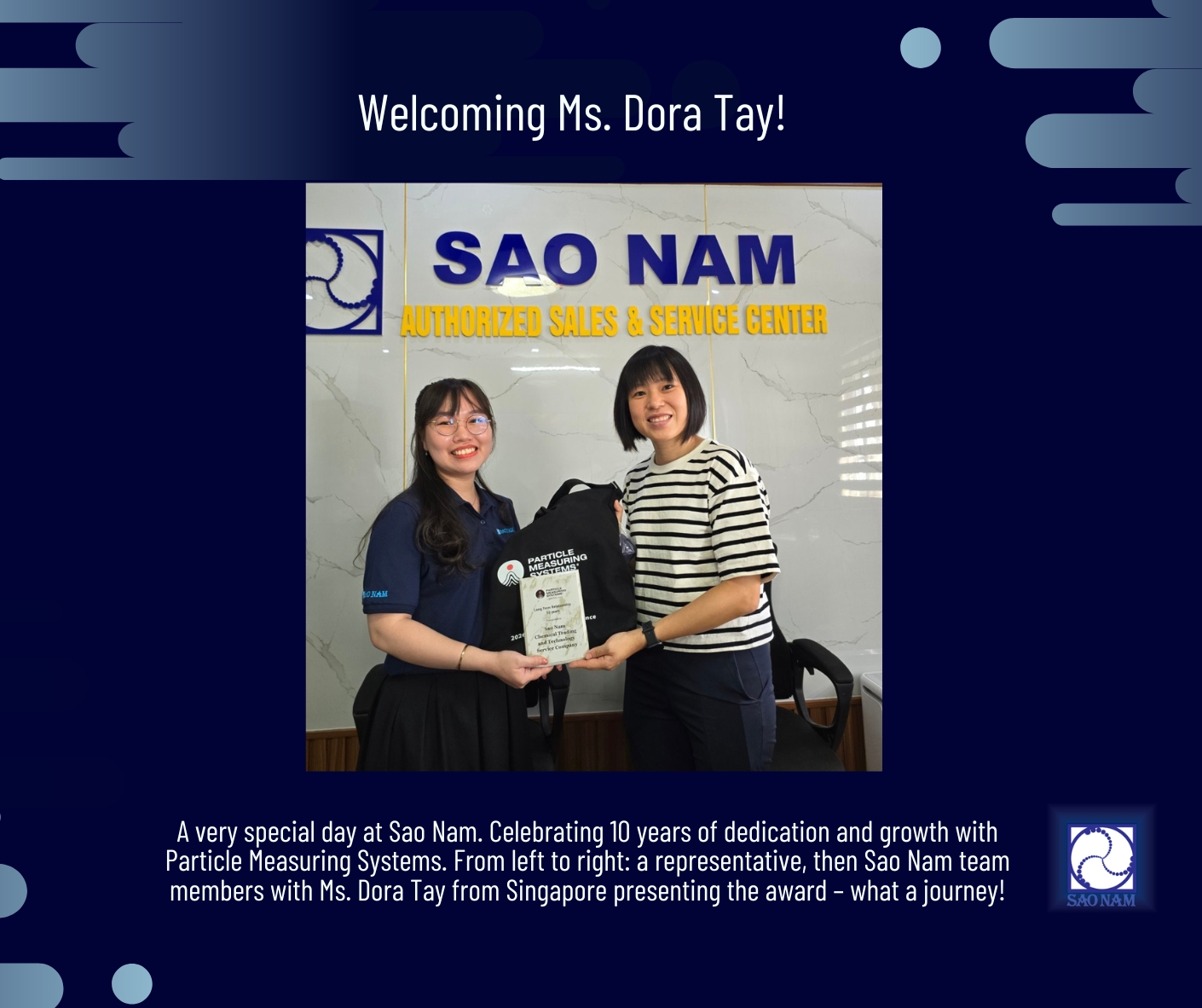 Sao Nam đồng hành cùng PMS và khách hàng tại Việt Nam