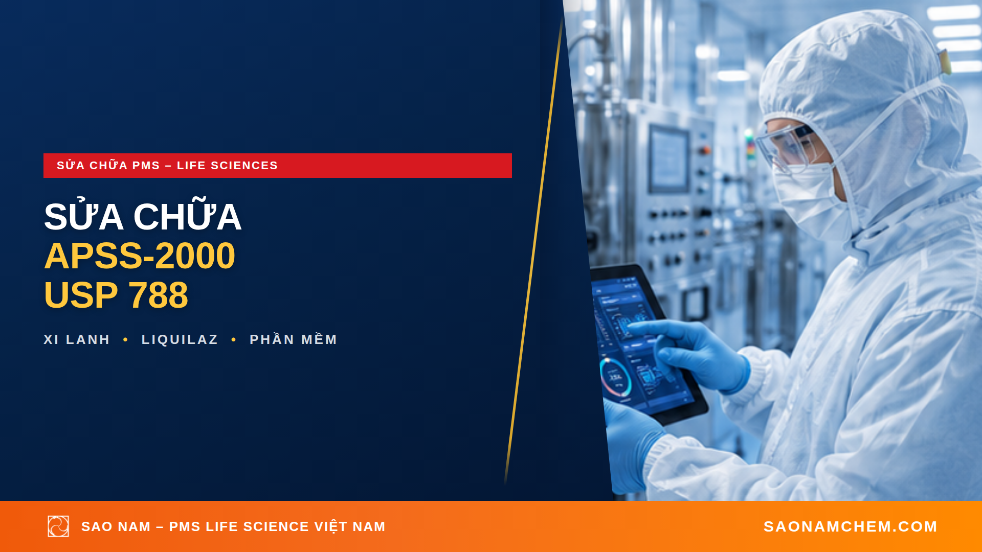 Sửa chữa APSS-2000 cho kiểm nghiệm USP 788