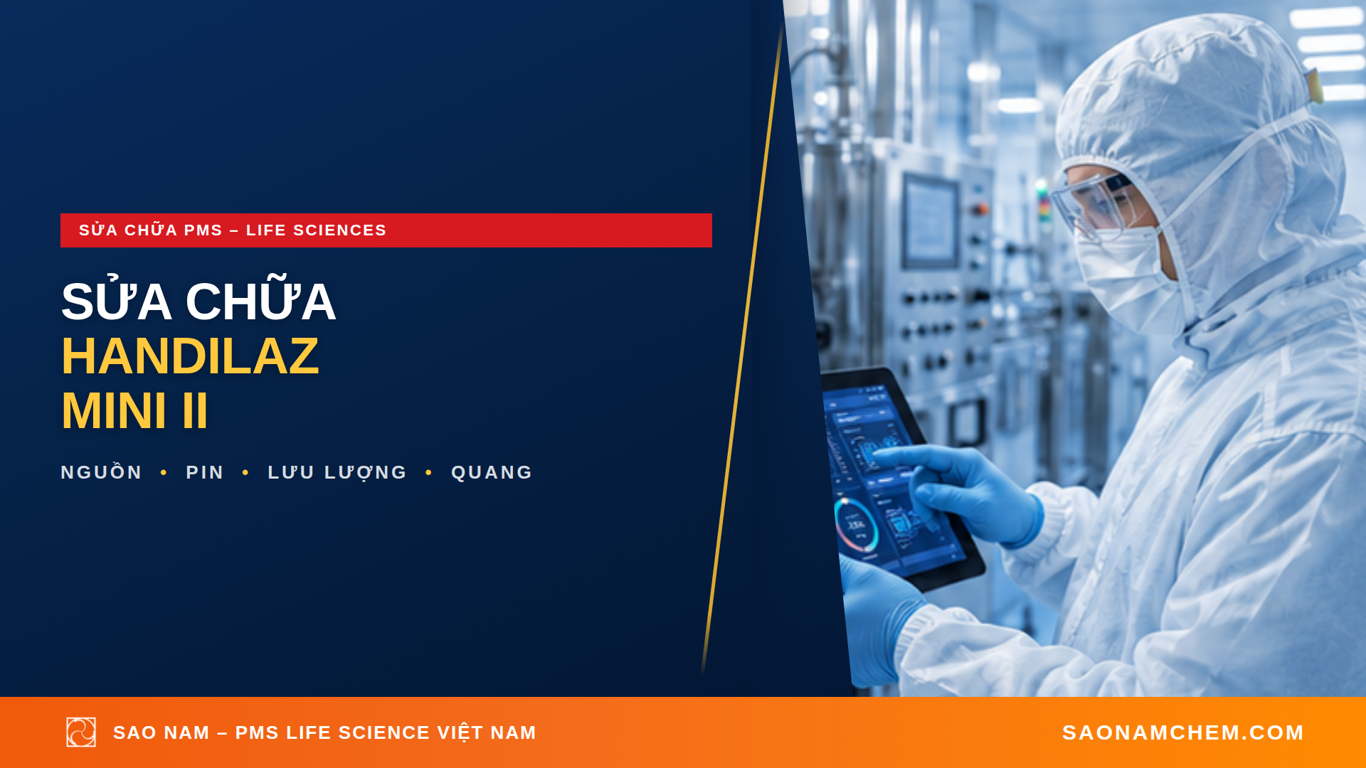 Sửa chữa HandiLaz Mini II – máy đếm tiểu phân cầm tay