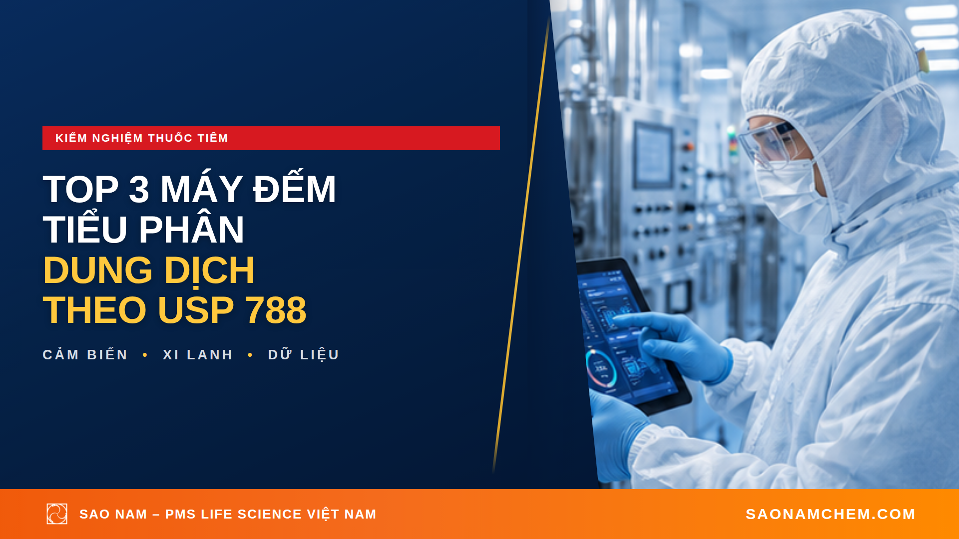 Top 3 máy đếm tiểu phân dung dịch theo USP <788>