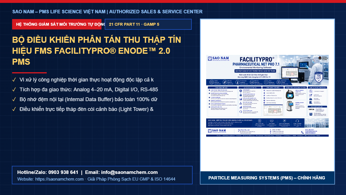 Bộ Điều Khiển Phân Tán Thu Thập Tín Hiệu FMS FacilityPro® eNode™ 2.0 PMS Bộ Điều Khiển Phân Tán Thu Thập Tín Hiệu FMS FacilityPro® eNode™ 2.0 PMS