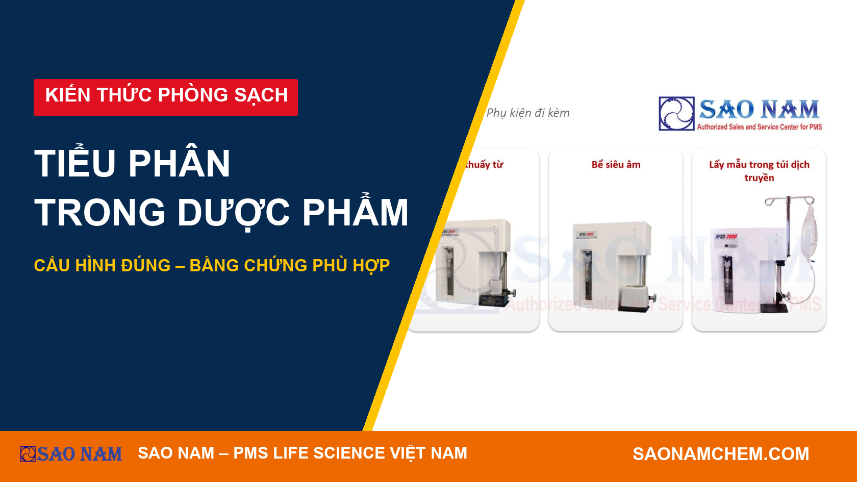 Tiểu phân trong thuốc tiêm và dung dịch dùng cho mắt: chọn đúng phép thử