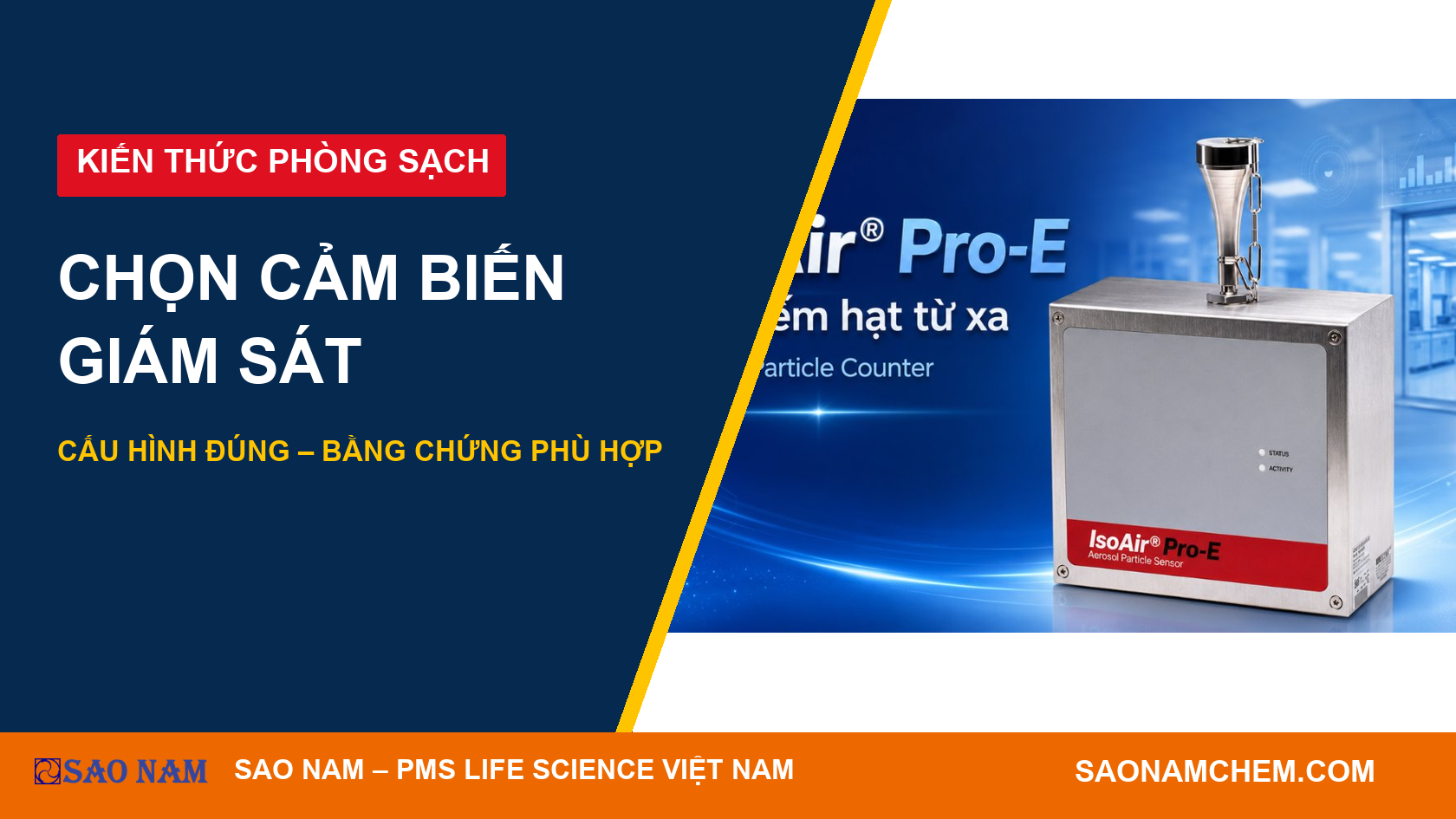 Chọn cảm biến tiểu phân liên tục: bảy câu hỏi ngoài bảng thông số