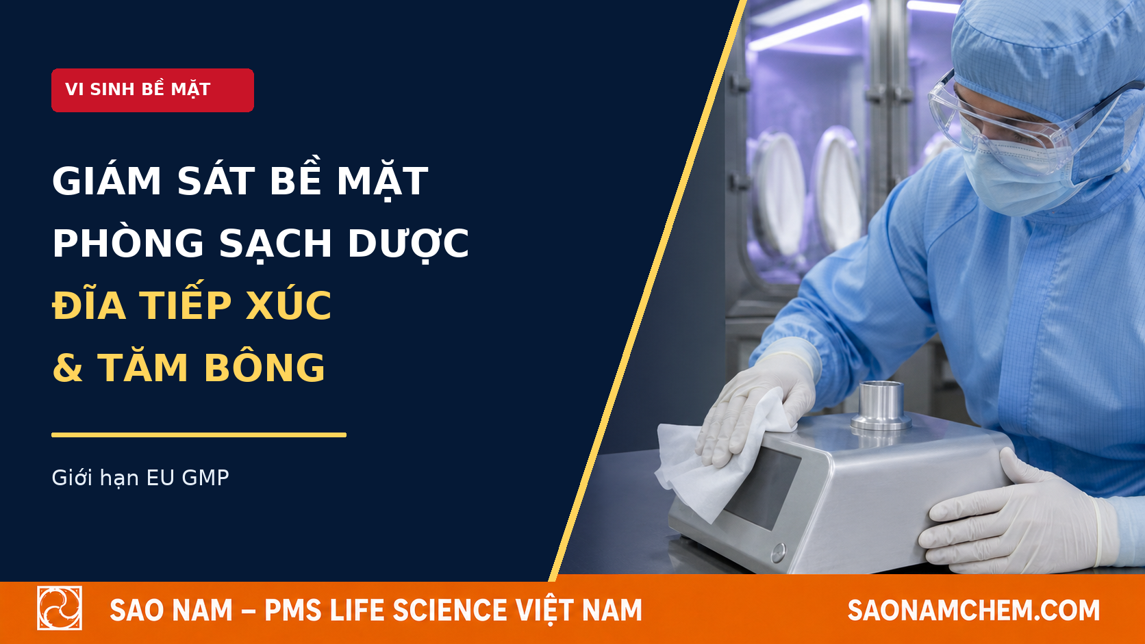Đọc dữ liệu vi sinh bề mặt: phương pháp, diện tích và giới hạn so sánh