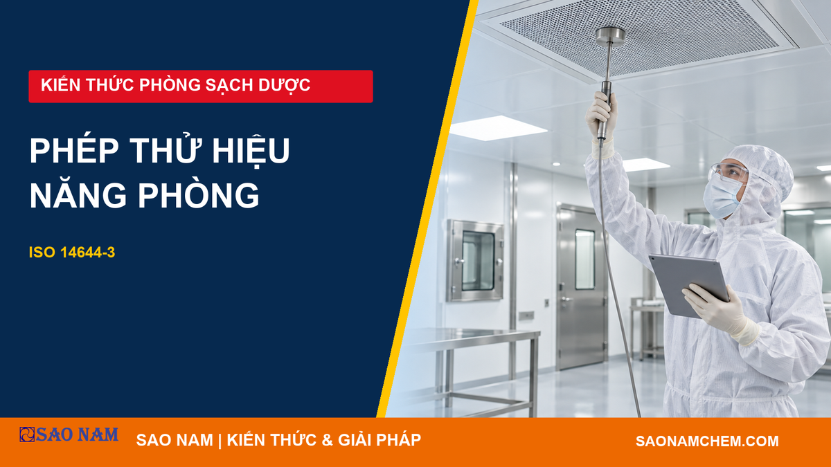 ISO 14644-3: năm nhóm phép thử giúp đánh giá hiệu năng phòng sạch