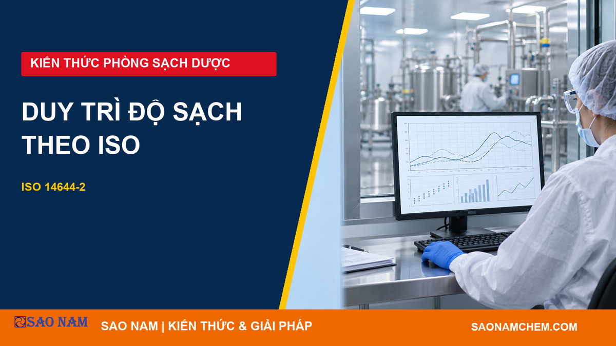 ISO 14644-2: chứng minh duy trì độ sạch giữa các lần phân loại