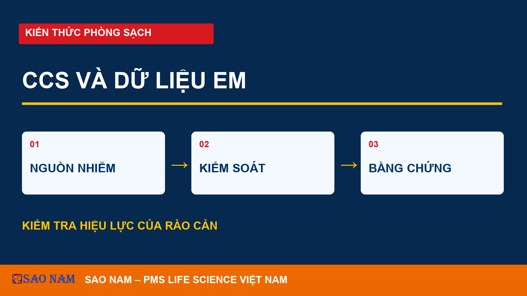 CCS và giám sát môi trường: liên kết dữ liệu với hiệu lực kiểm soát nhiễm