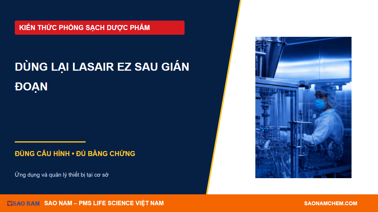 Đưa Lasair EZ trở lại sử dụng sau mất nguồn hoặc lưu kho